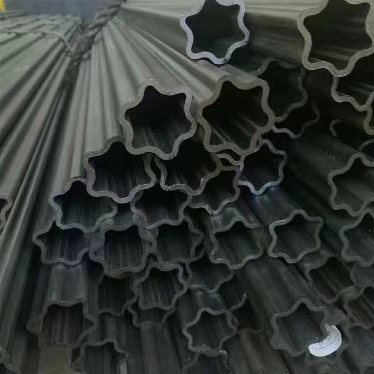 冷拔星型鋼管 護欄用異型鋼 五瓣梅花型鋼管 冷拔異形鋼管 現(xiàn)貨